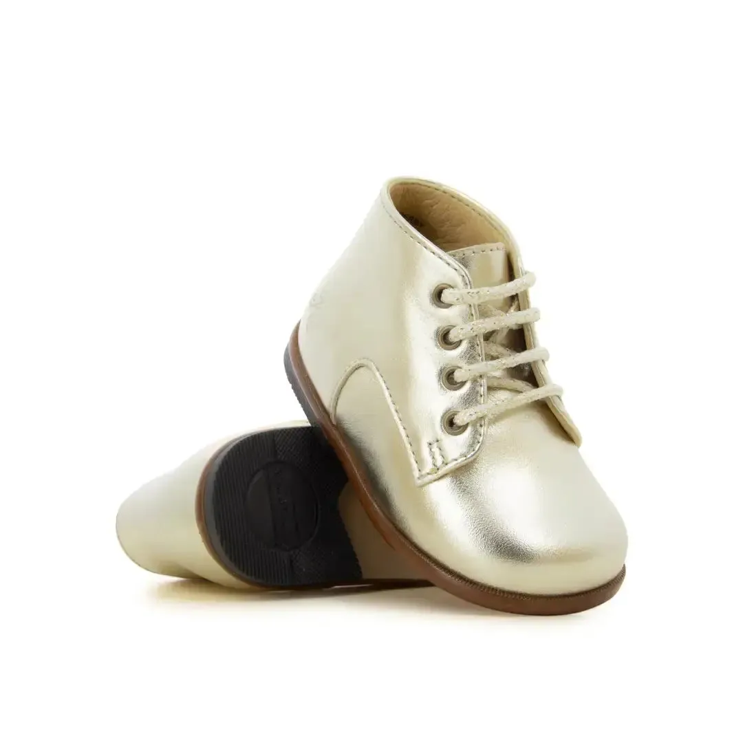 10is Derby chaussures premiers pas cuivre fille