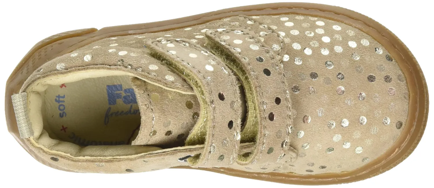 Falcotto Freedom VL baskets fille cuir nappa velcro