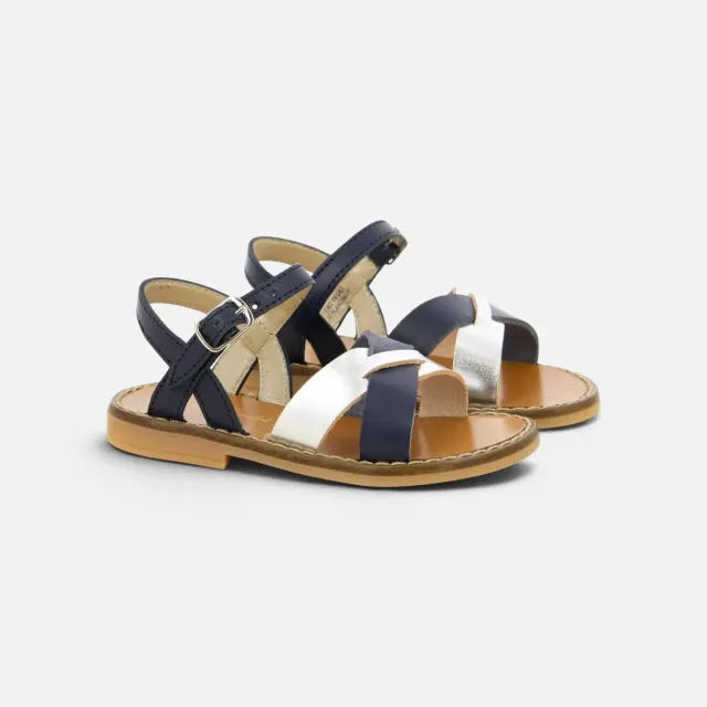 10is T&C 10 Lili sandales cuir fille