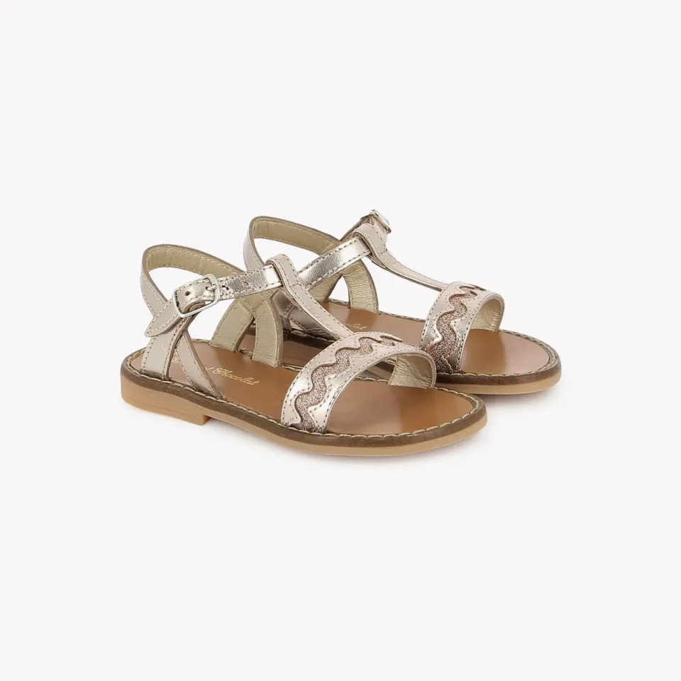 10is T&C 10 Croquet sandales cuir