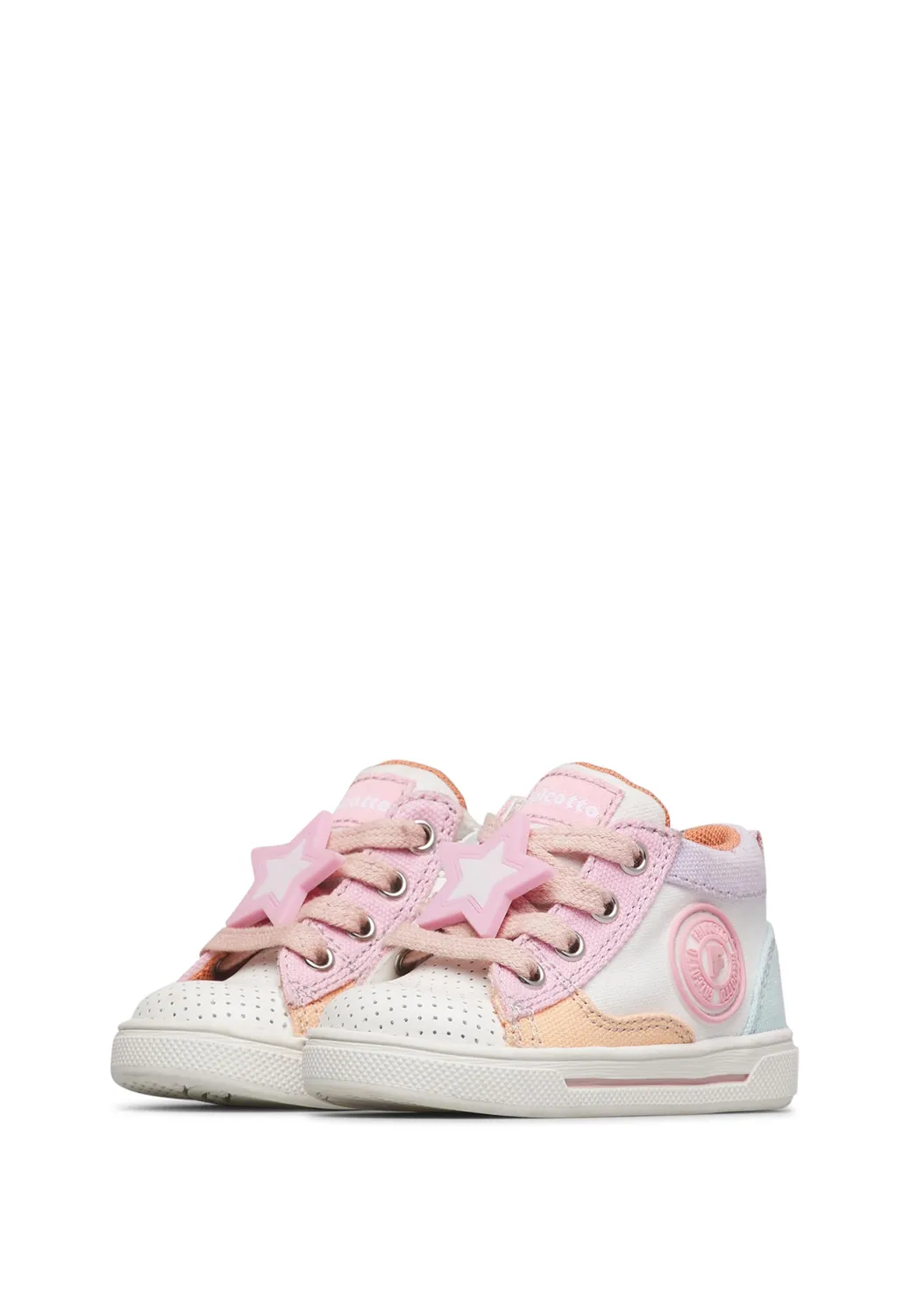 FALCOTTO baskets similicuir tissu enfant