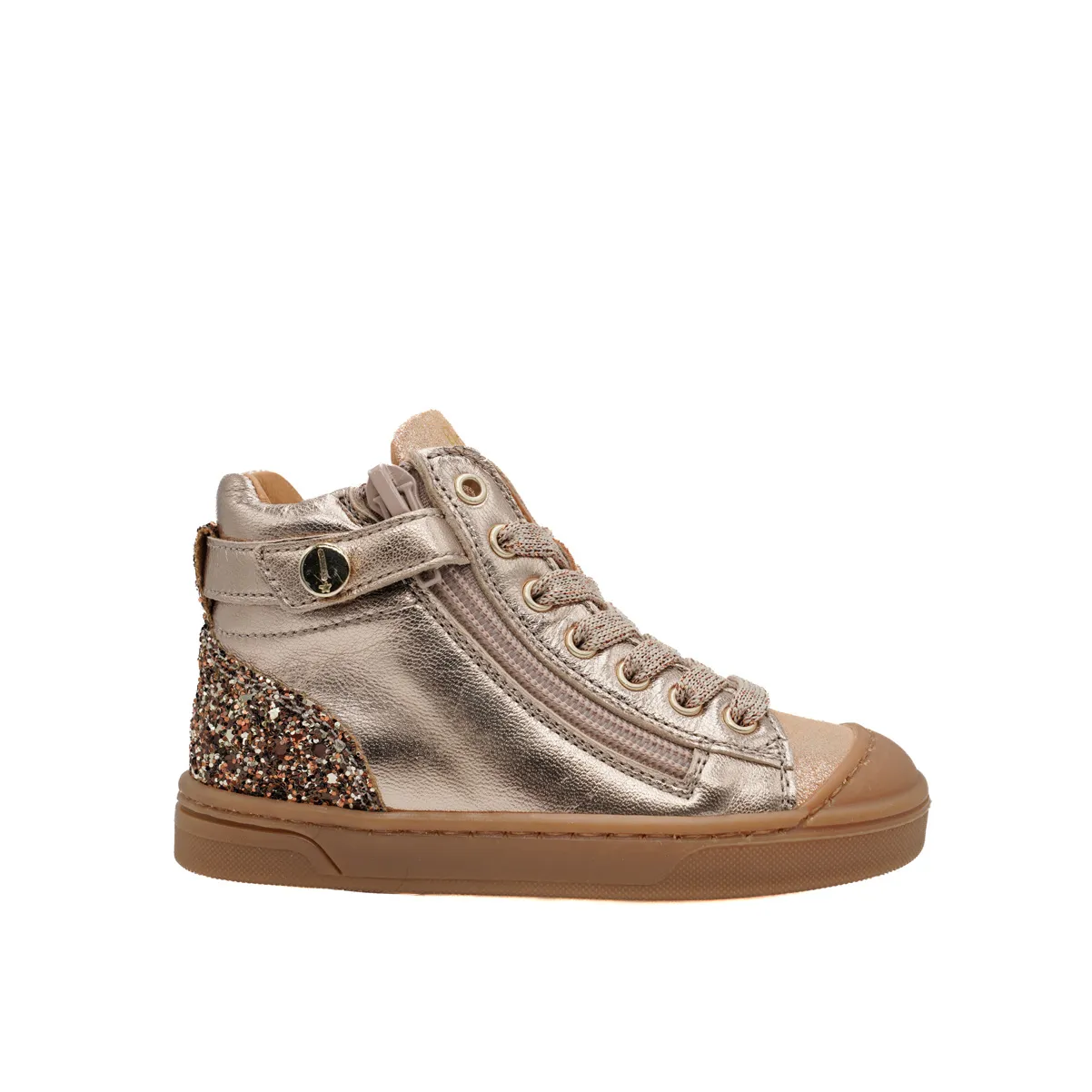 Babybotte Kostanza chaussure fille lacets zip cuir