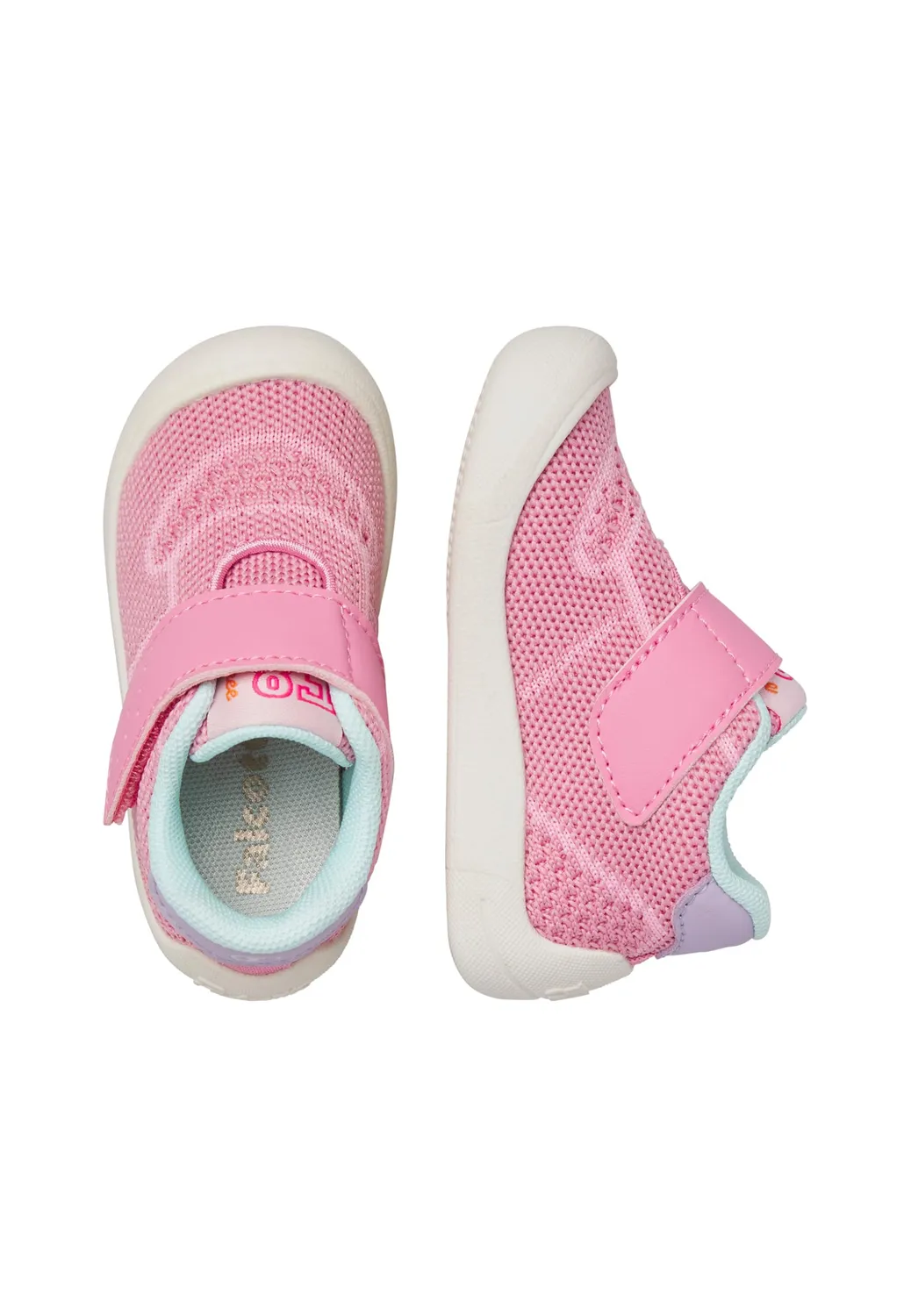 Falcotto chaussures premiers pas en similicuir et tissu
