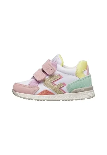 Falcotto baskets enfant cuir tissu scratch sport