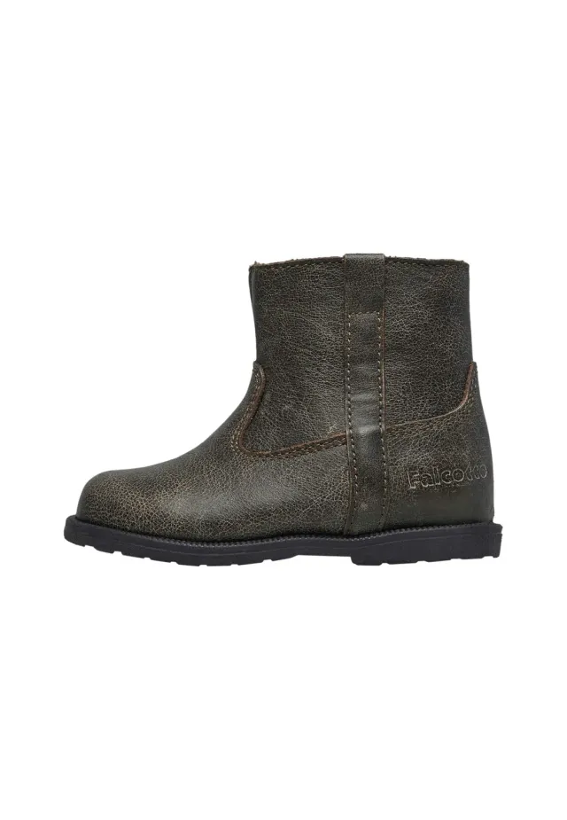 Falcotto Shire bottines cuir enfant lacets