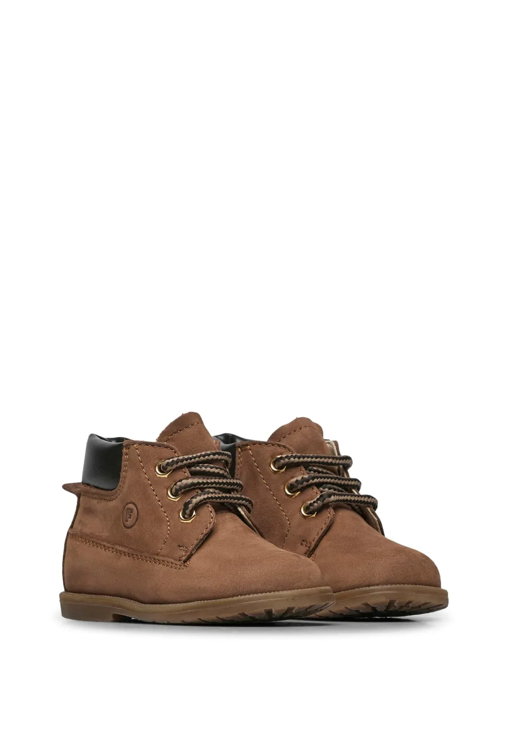 Falcotto Bouquetin bottines garçon nubuck lacets
