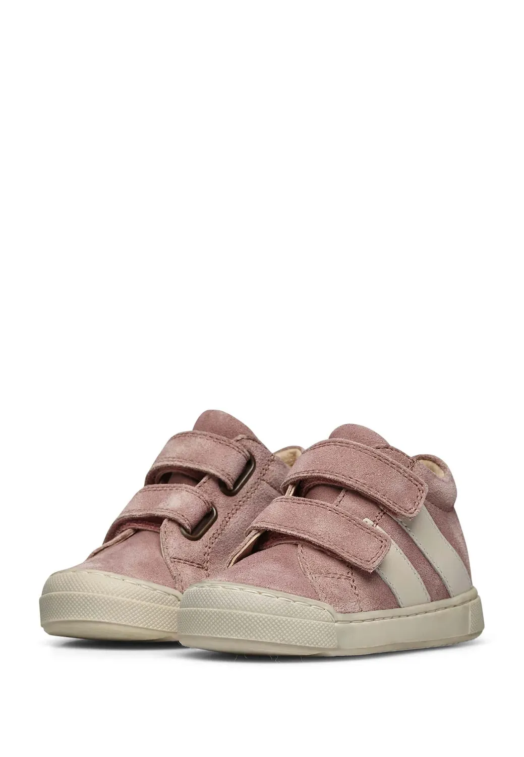 Falcotto Gazer VL baskets fille daim pompon rose