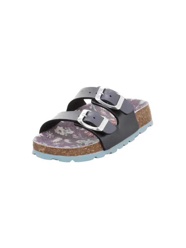 Superfit 8250 pantoufles fille Bleu cuir synthétique