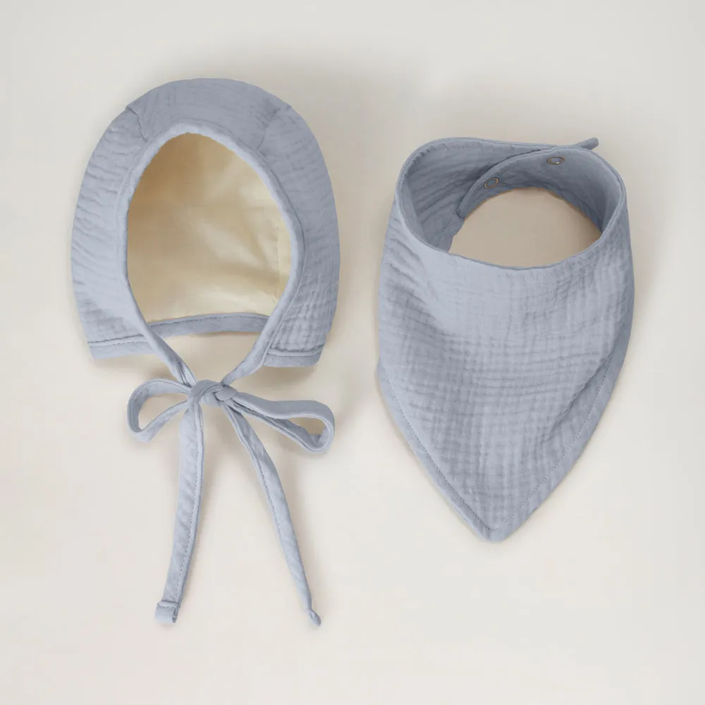 BabyMocs Muslin Bonnet bébé coton bio 0-6 mois