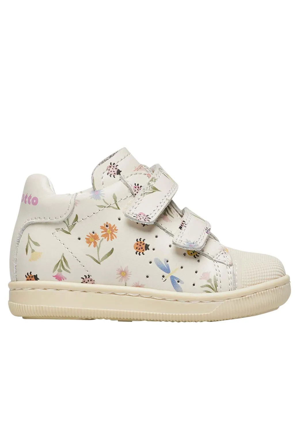 Falcotto Moon VL baskets premiers pas fleurs