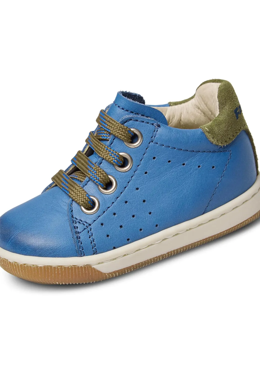 Falcotto Sneakers basket nappa bicolore à lacets