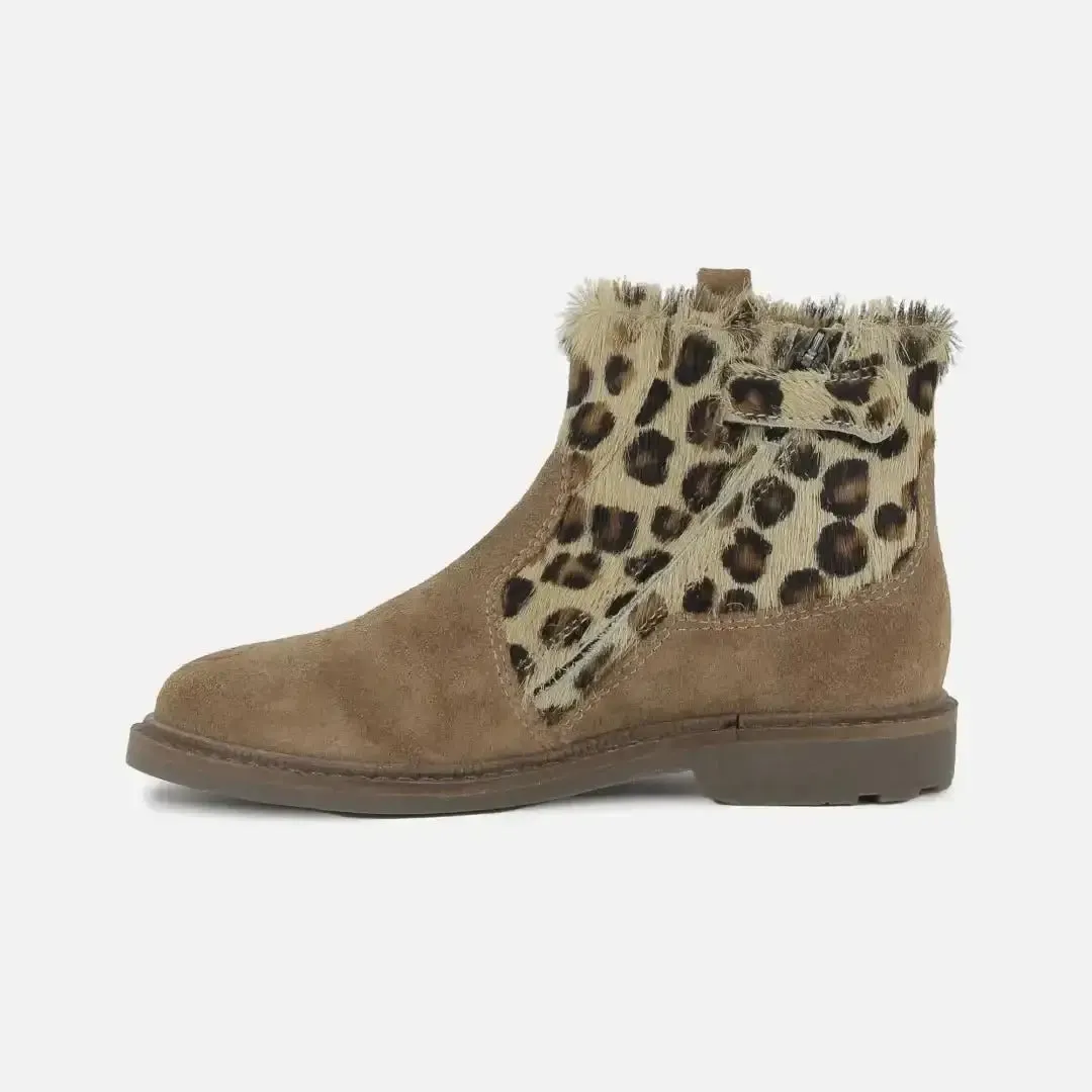 10is Sister Boot Cover bottine fille velours zip