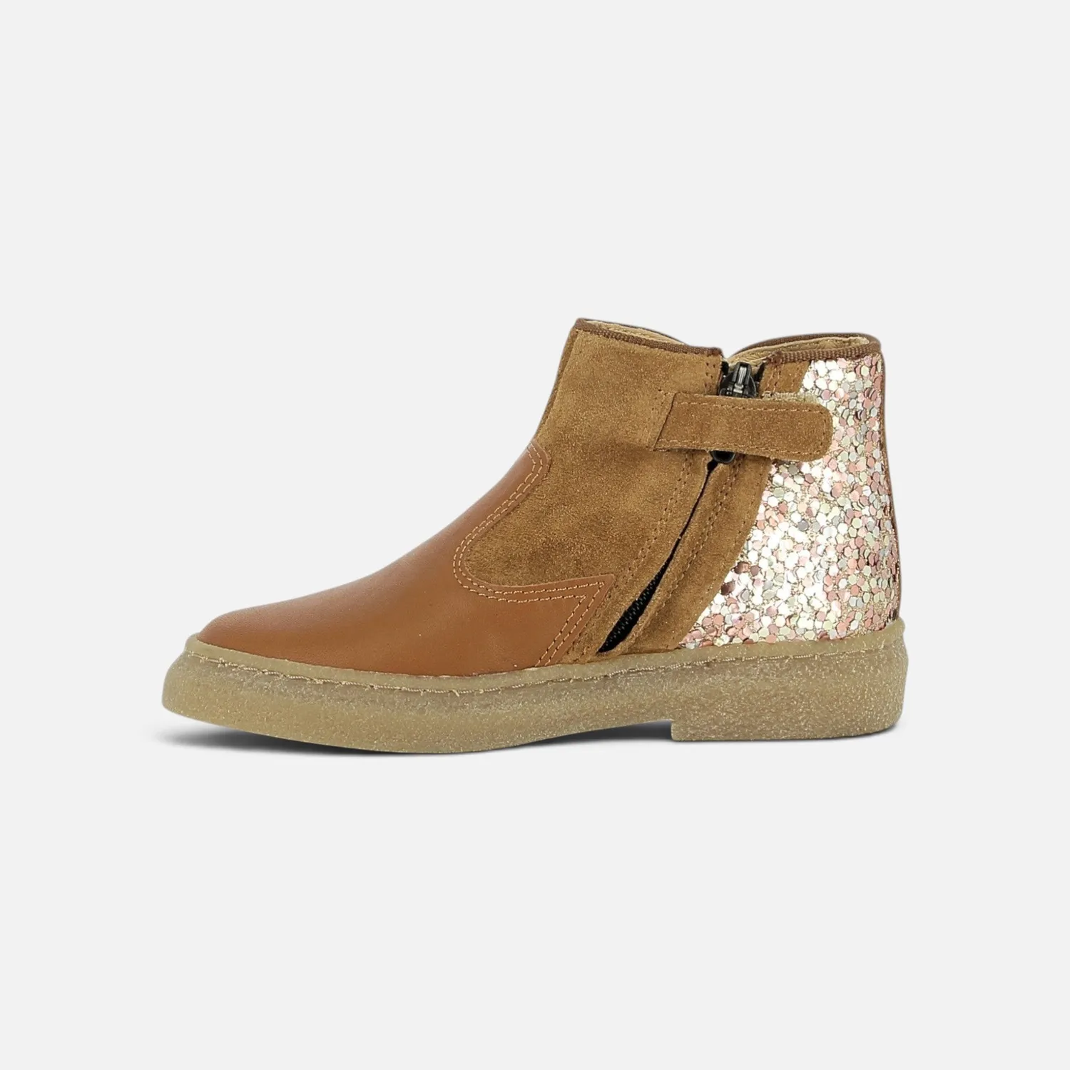 10is Trix Back Nap-Vel-Gli bottine cuir souple
