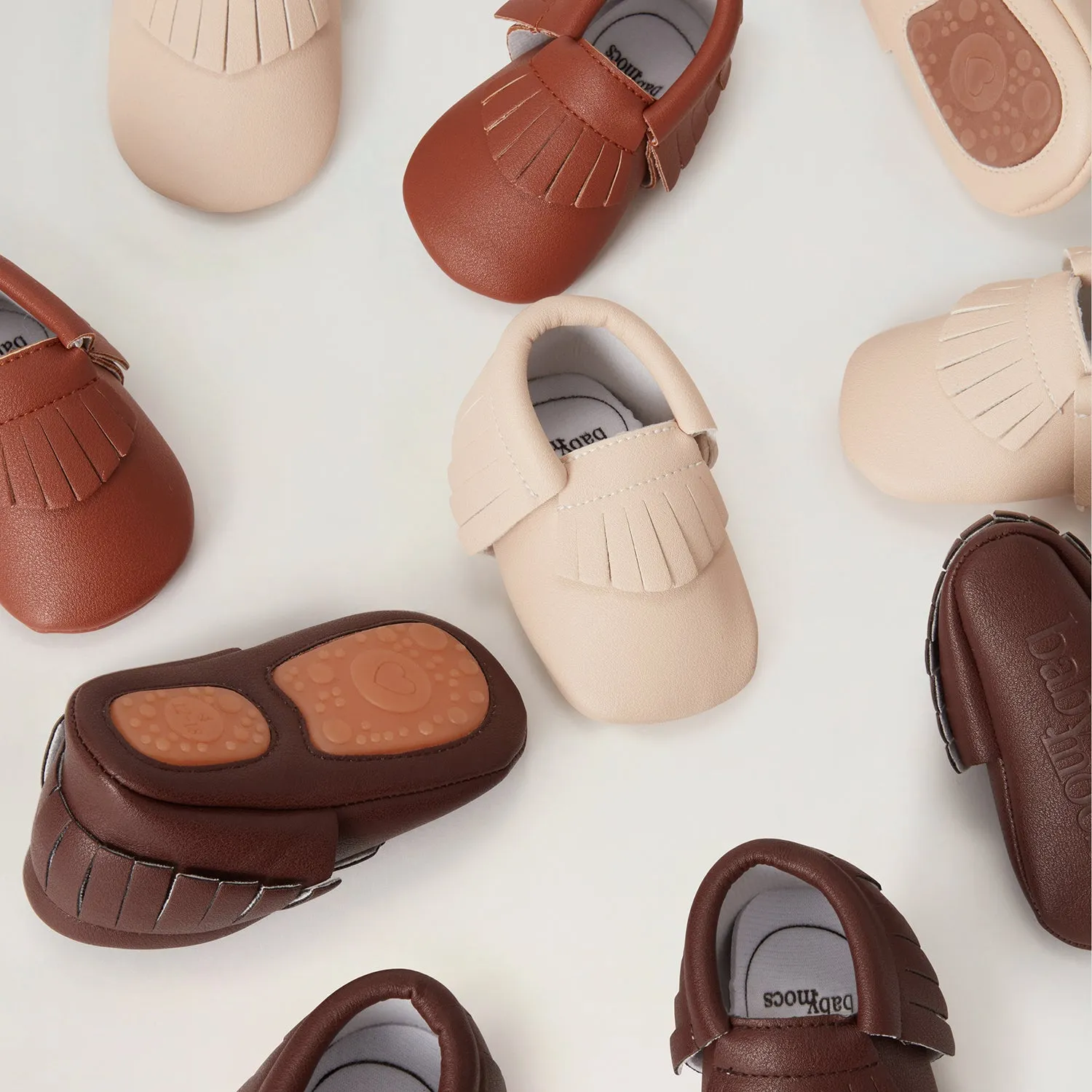 BabyMocs Neutral Mocs mocassins bébé vegan