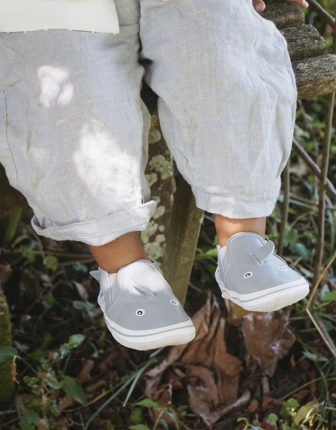 ROBEEZ Sebastian Shark Soft Soles chaussons en cuir
