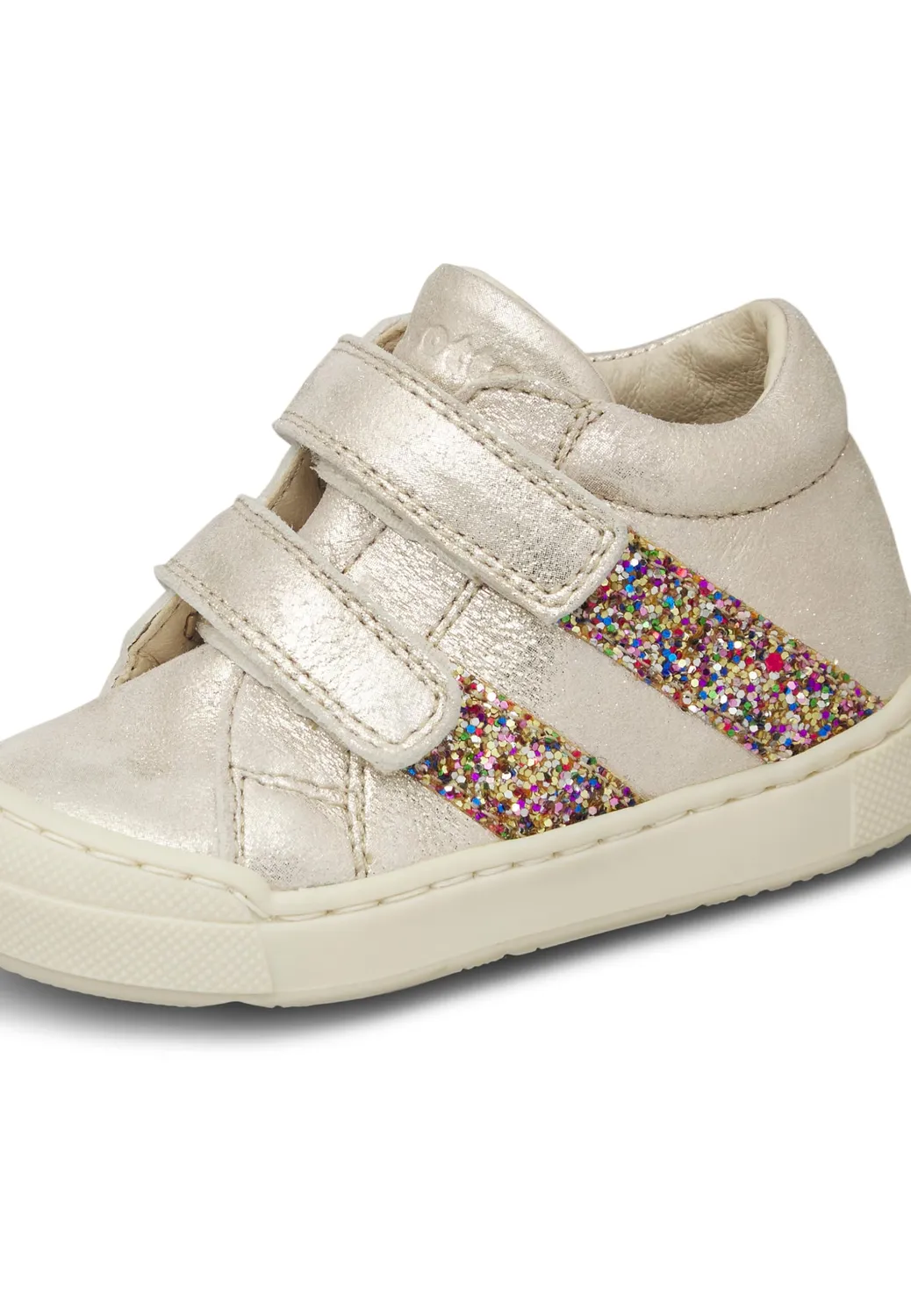 Falcotto Baskets Cuir Enfant Scratch Brillant