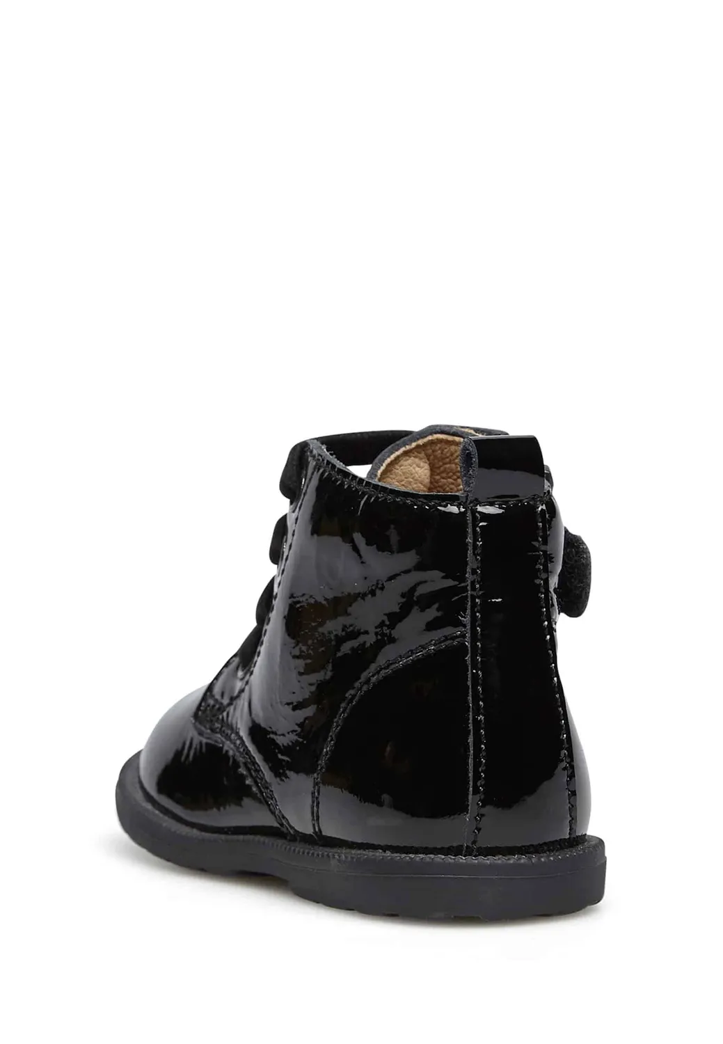 Falcotto ROBIN NEW bottines vernies à lacets noires 20