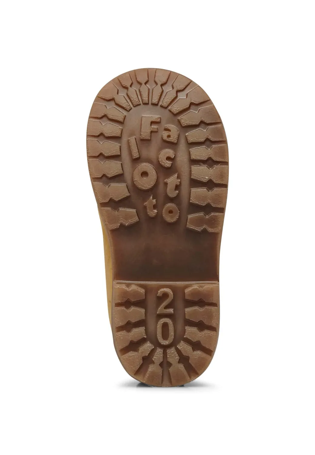 FALCOTTO Stambecco bottes enfant en nubuck maïs