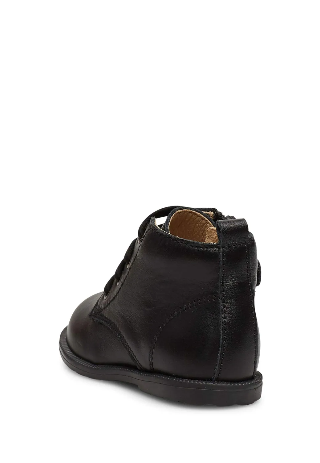 Falcotto bottines cuir zip lacets noir 26