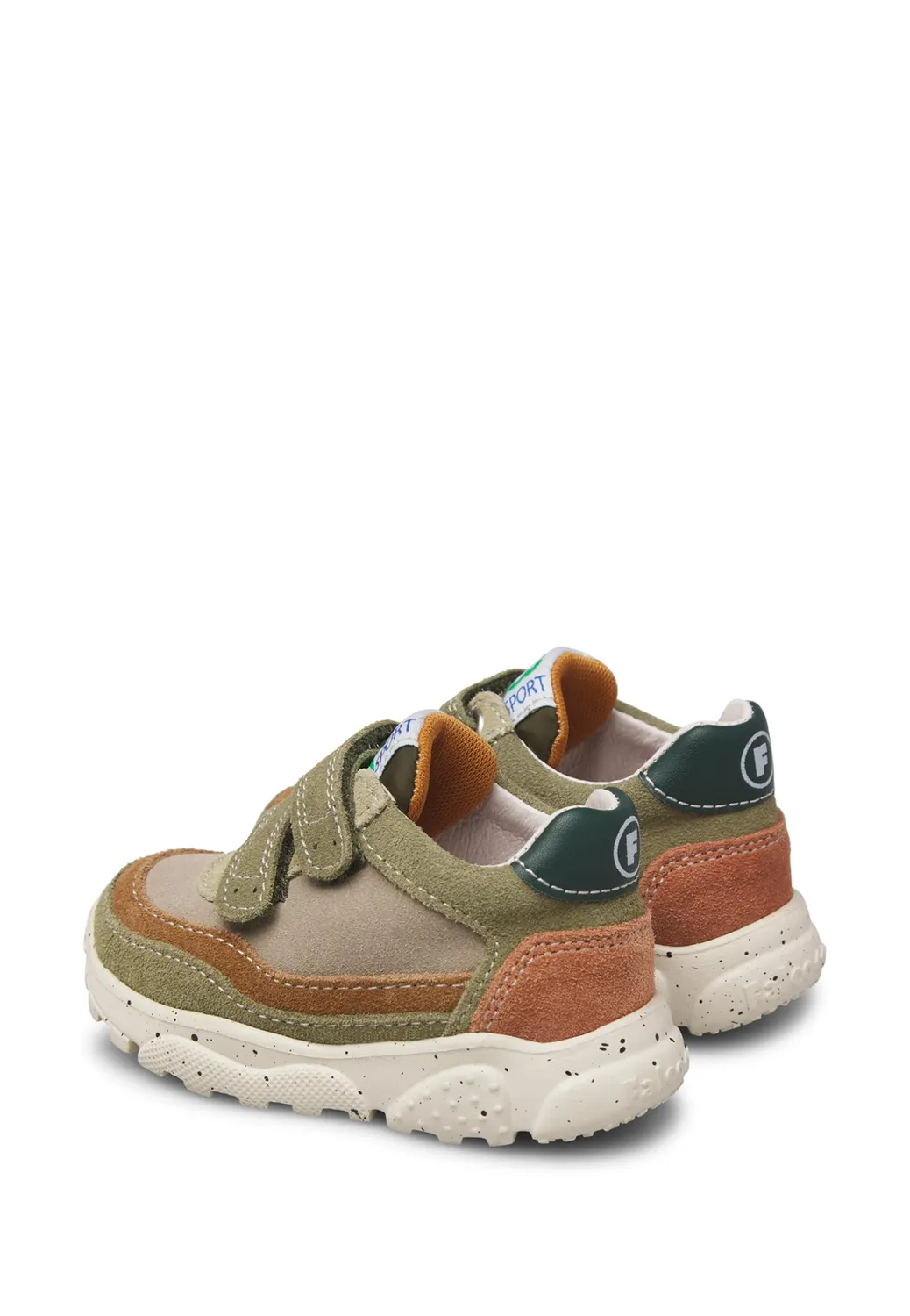 Falcotto Baskets en suède double velcro