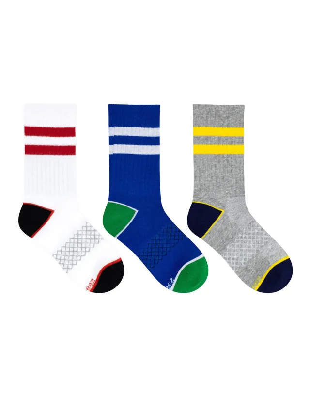 Robeez All-Star Athletic chaussettes sport lot de 3