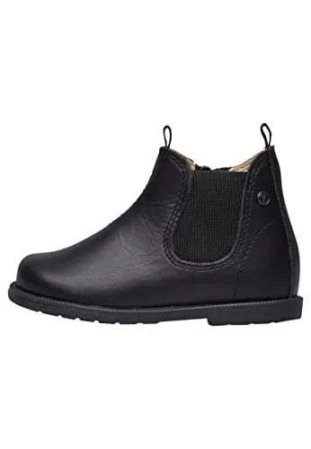 Falcotto bottines cuir verni zip élastique premiers pas
