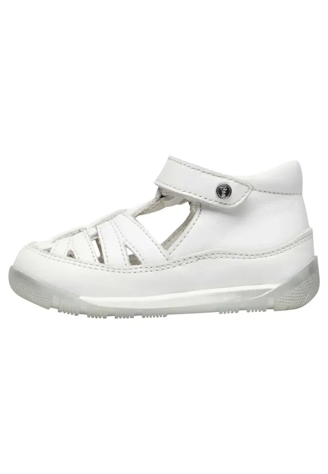 Falcotto Mipos sandales enfant cuir blanc velcro