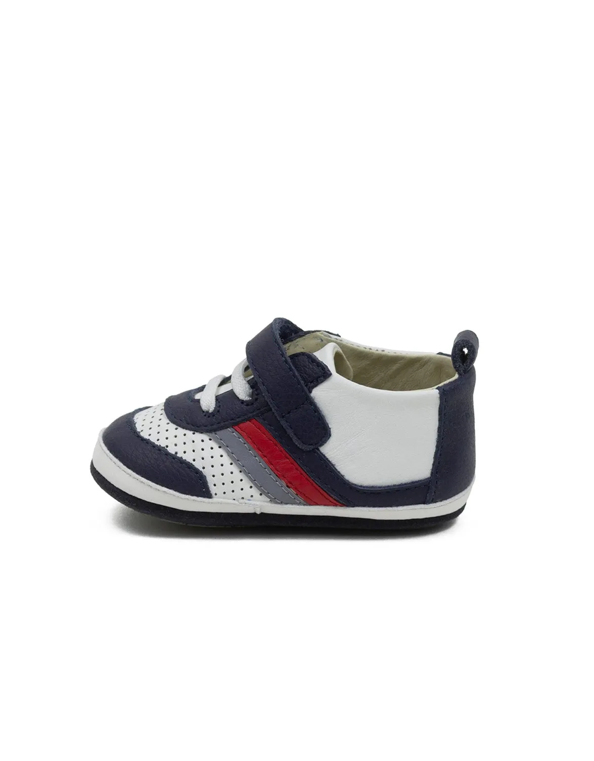 Robeez First Kicks Ethan baskets bébé marine cuir