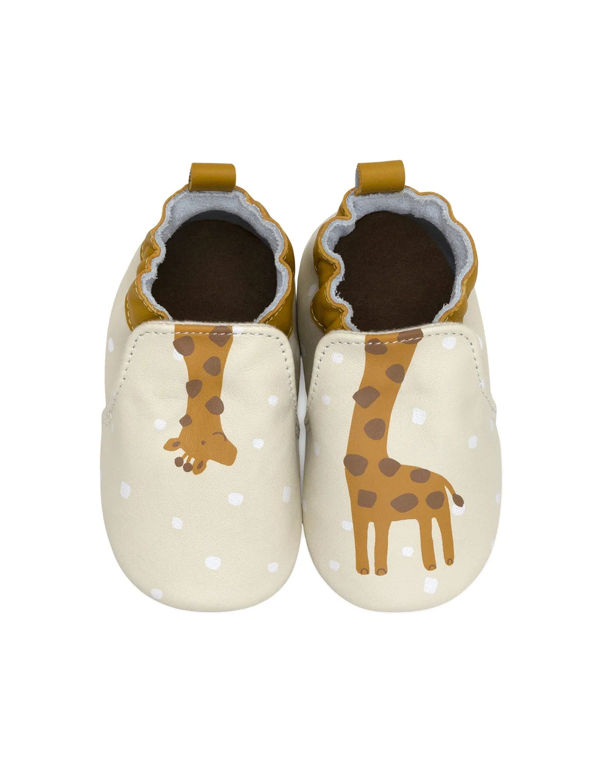 Robeez Soft Soles Spotted A Cutie chaussons girafe beige