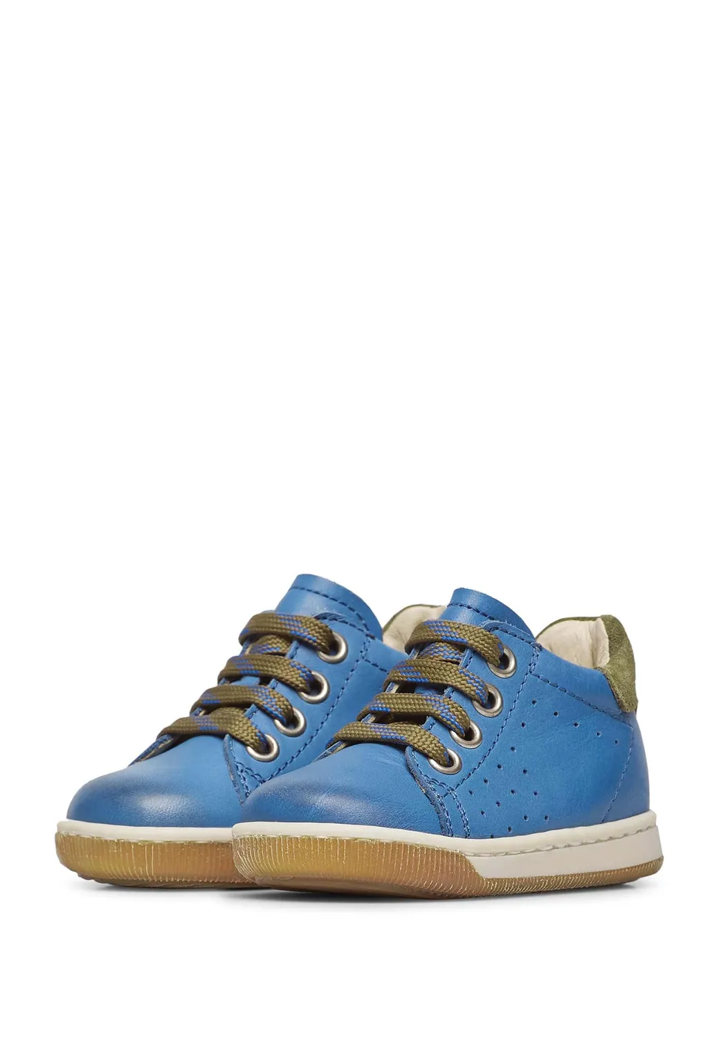 Falcotto Sneakers basket nappa bicolore à lacets