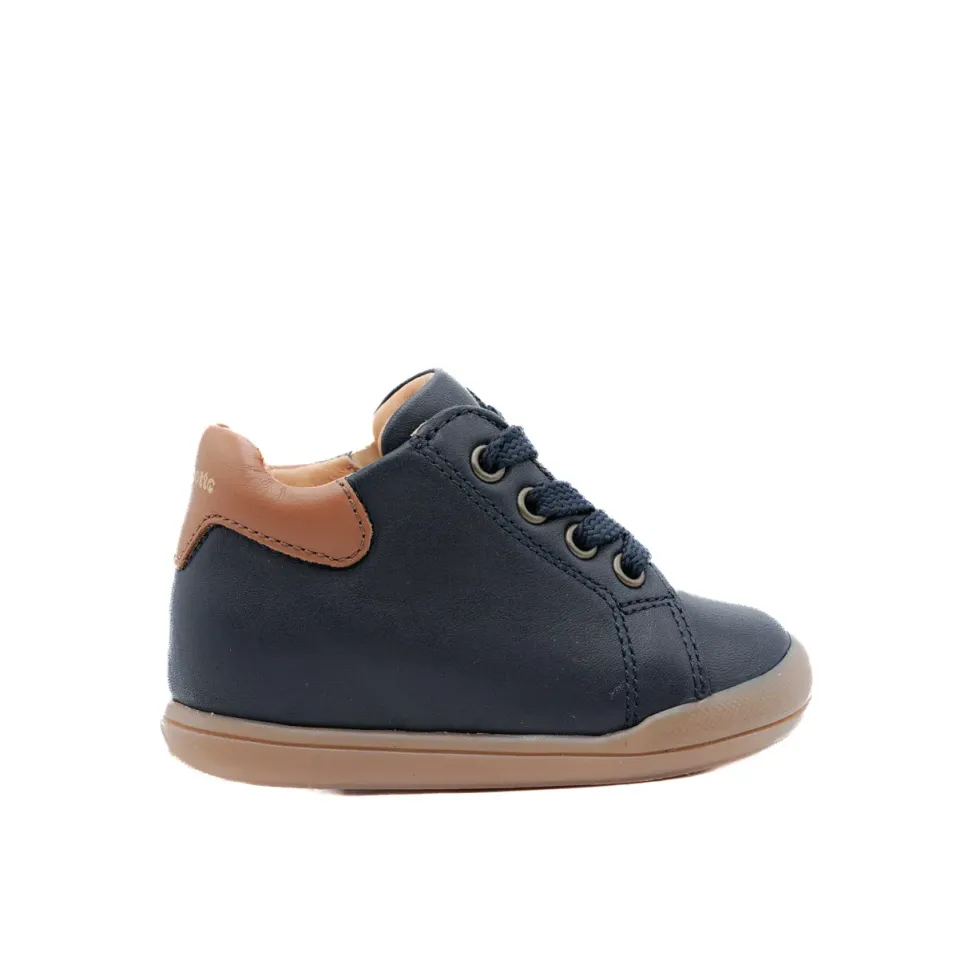 Babybotte Fidji chaussure lacets bleu premiers pas