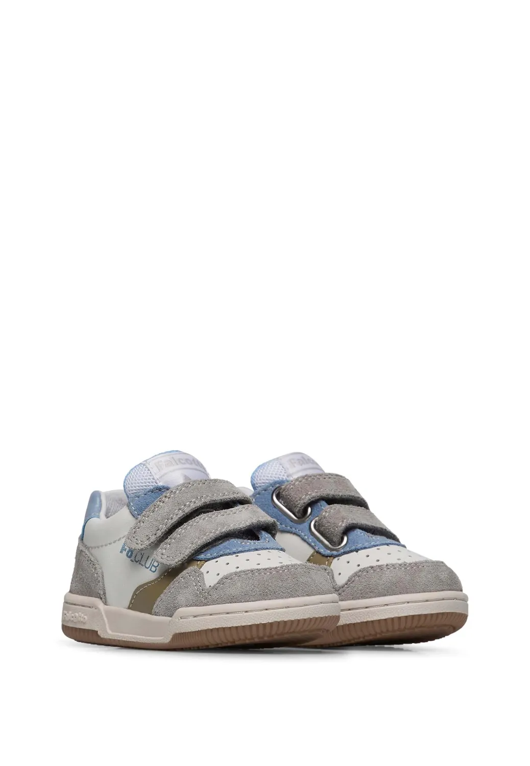 Falcotto Bounce VL baskets garçon cuir scratch