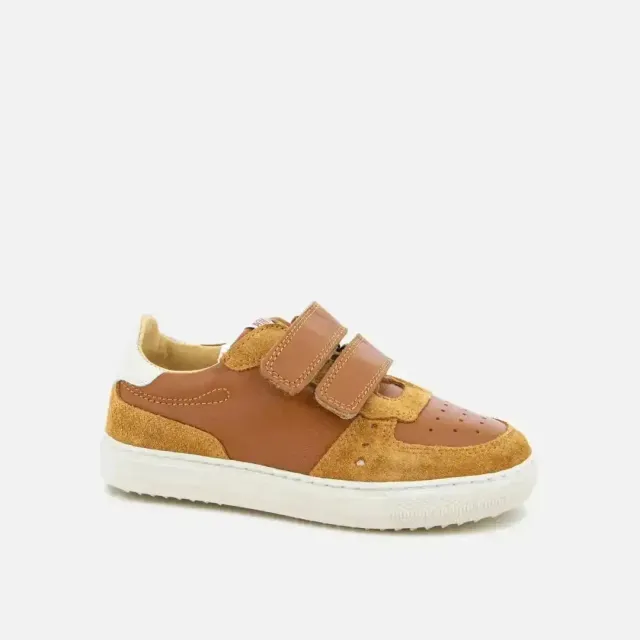 10is Swag Lo Easy baskets cuir camel à scratch