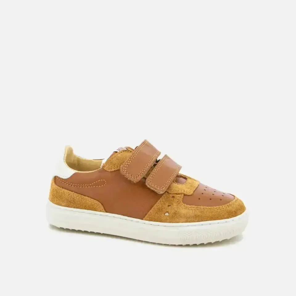10is Swag Lo Easy baskets cuir camel à scratch