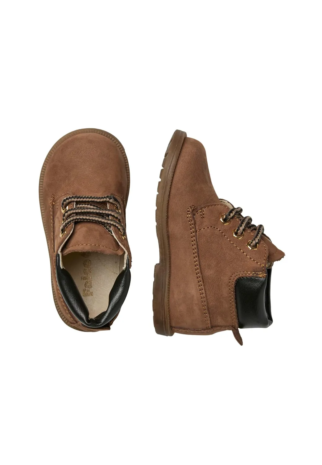 Falcotto Bouquetin bottines garçon nubuck lacets