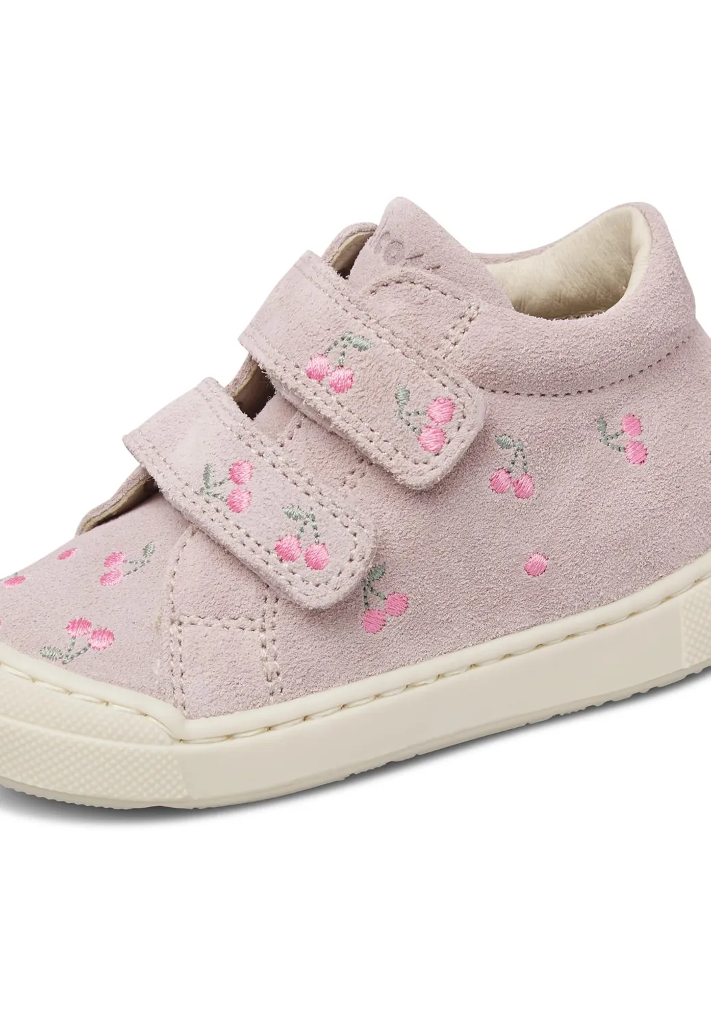 Falcotto baskets daim brodé enfant double scratch