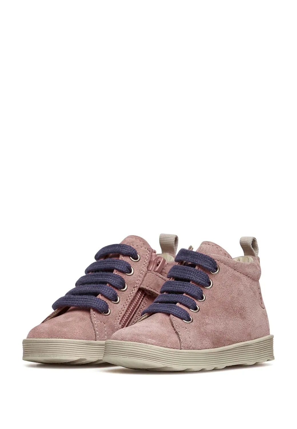 Falcotto baskets suède cheville rembourrée cuir