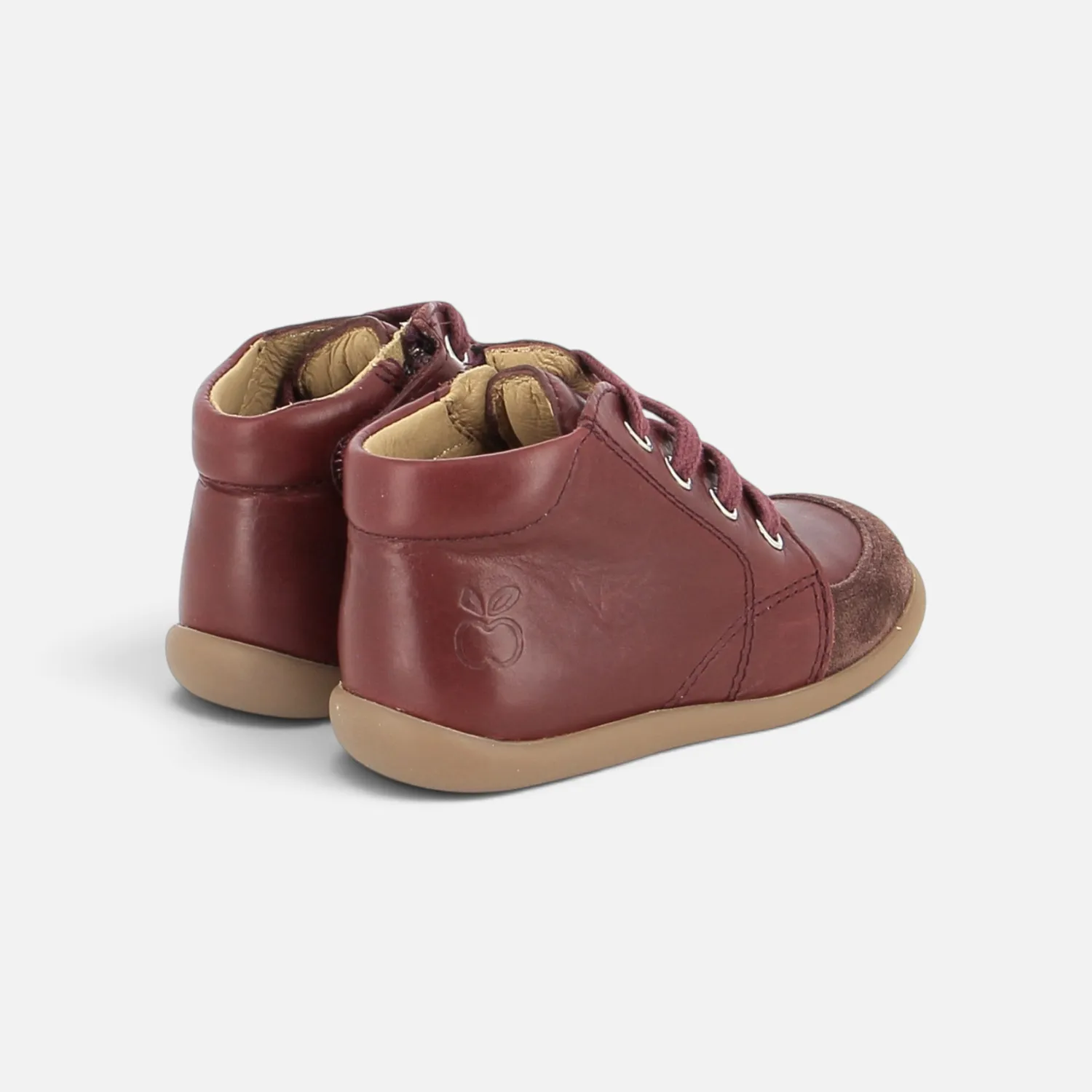 10is Stand-Up Zippy chaussures premiers pas cuir