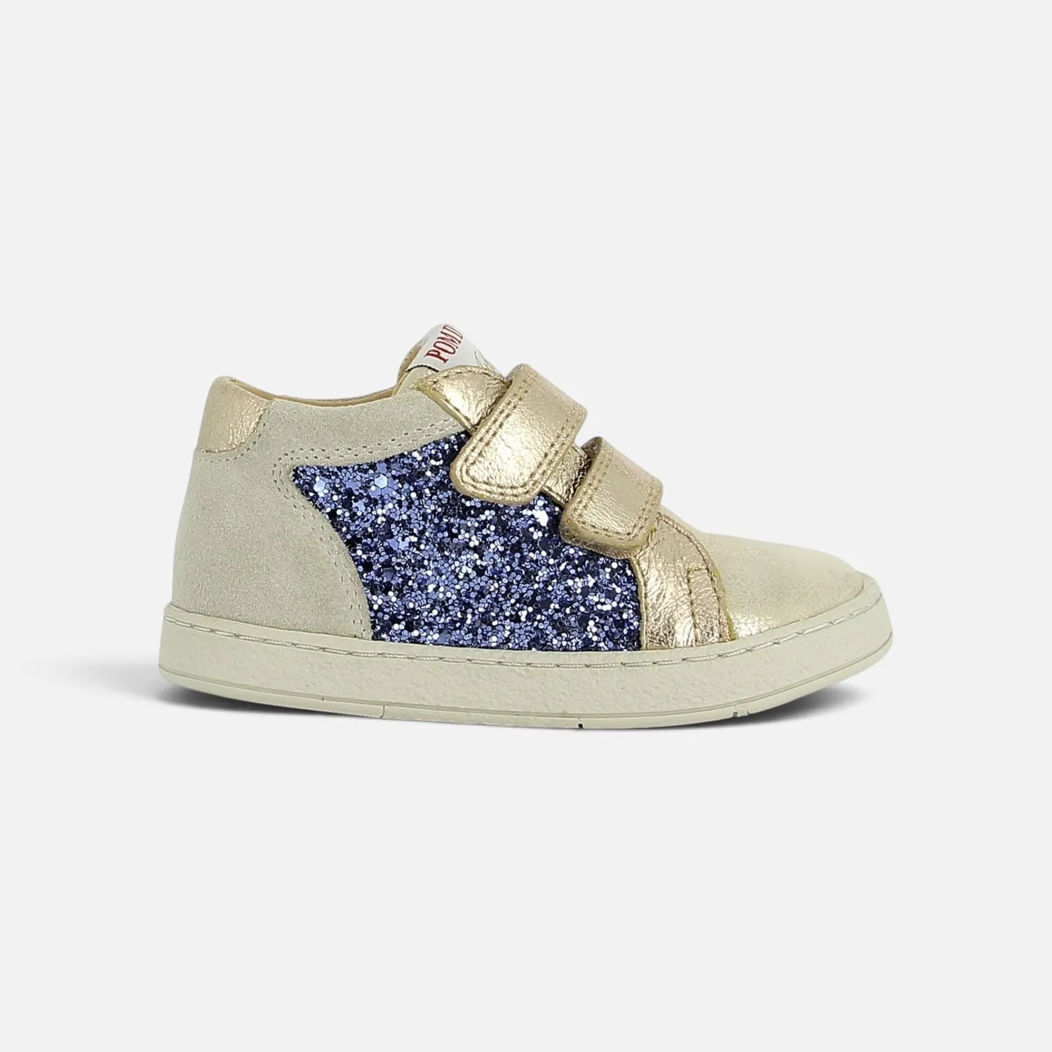 10is Mousse Easy Top baskets fille velcros cuir