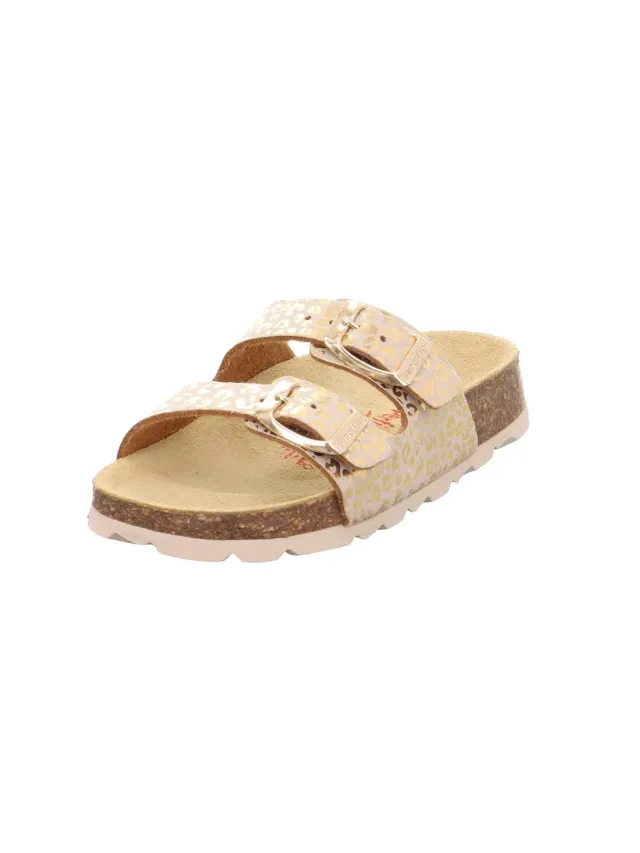 Superfit 9710 chaussons fille or cuir synthétique