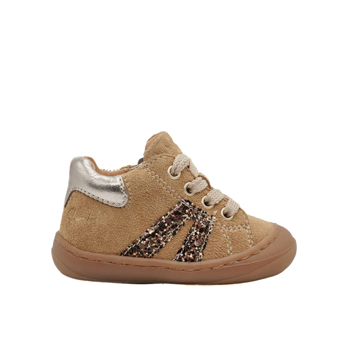 Babybotte Argo chaussure bébé lacet zip velours