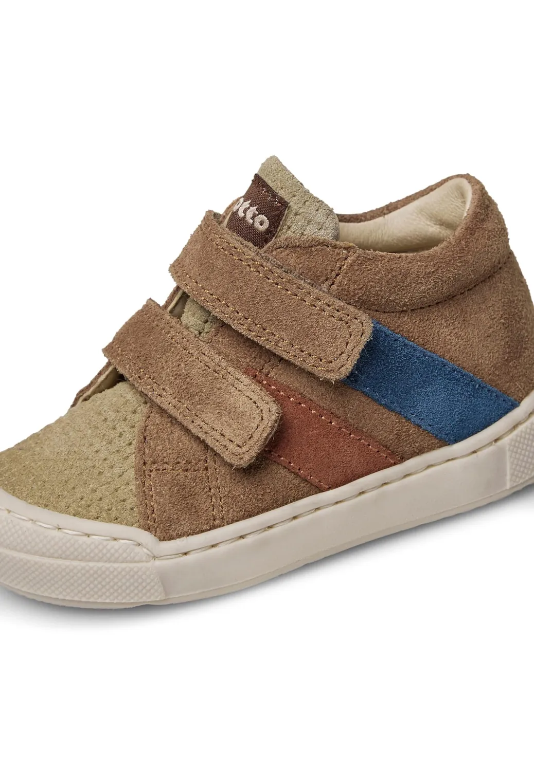 Falcotto Gazer VL baskets garçon cuir scratch