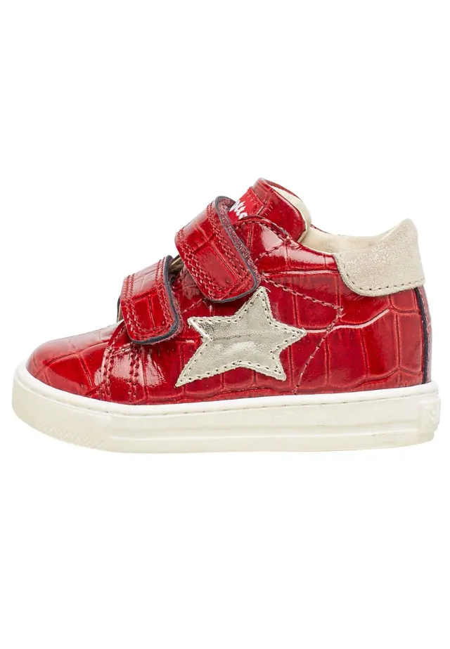 Falcotto Sasha baskets cuir imprimé crocodile étoile