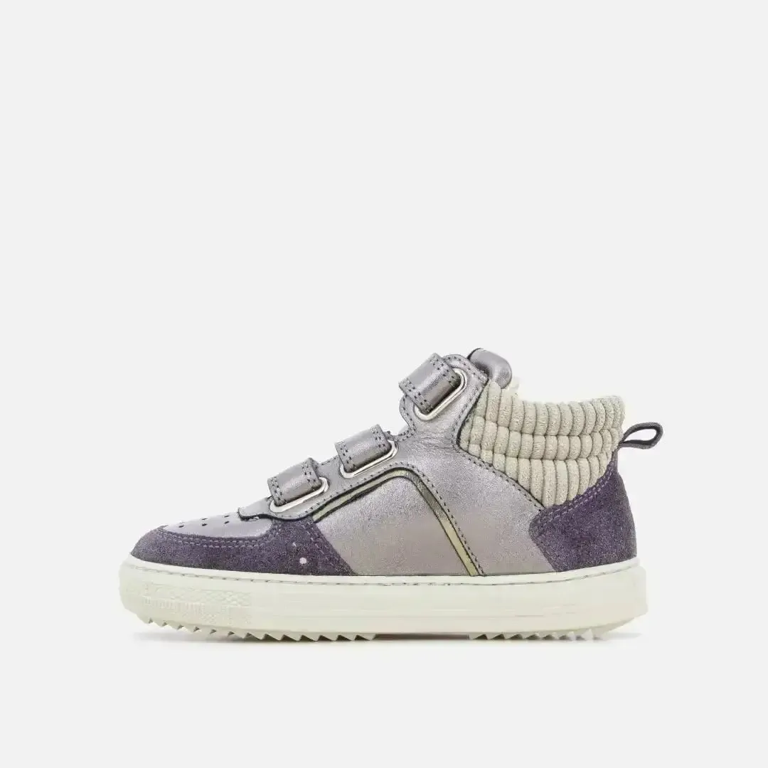 10is Swag Easy Pad baskets fille violet cuir