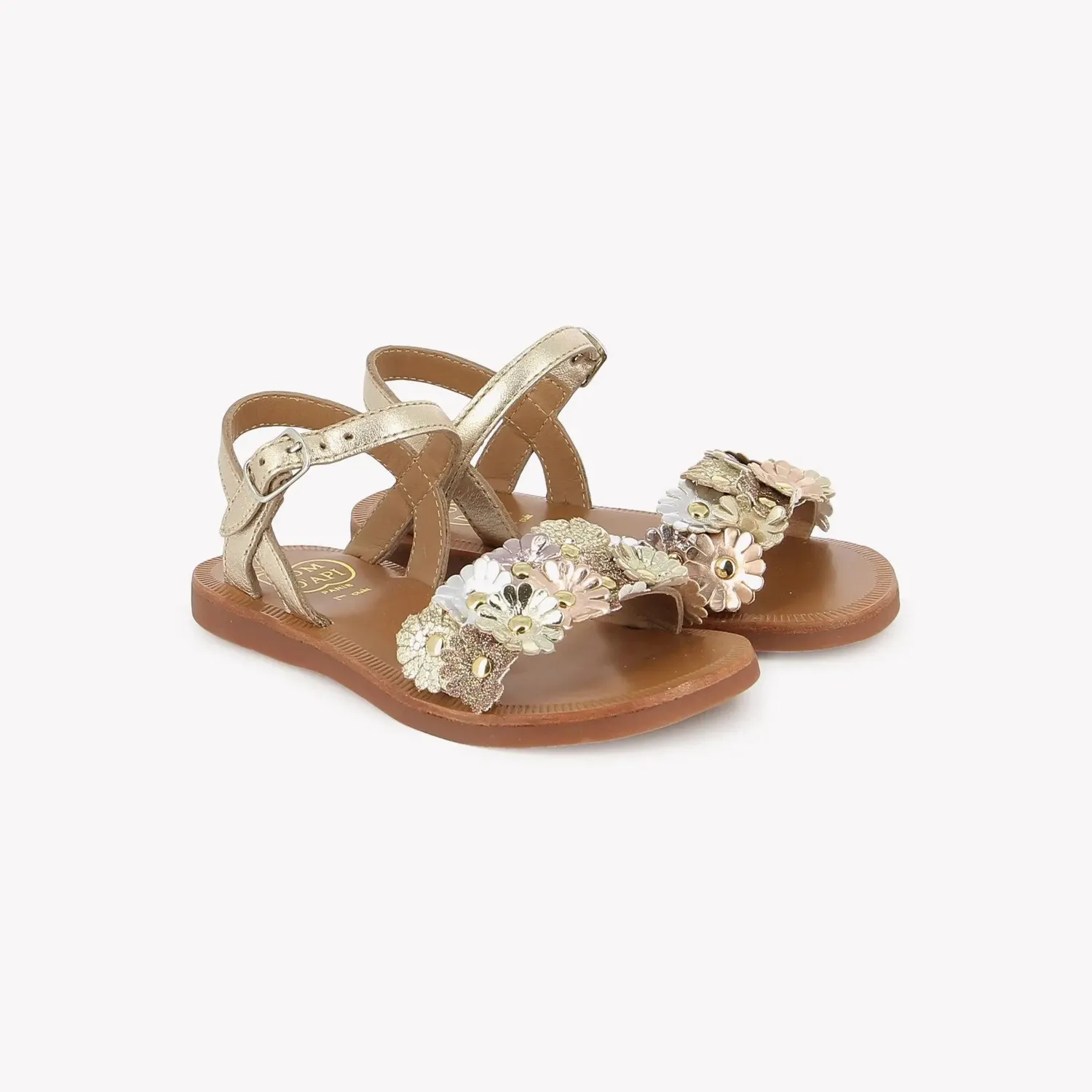 10is Plagette Multi Flo sandales fille