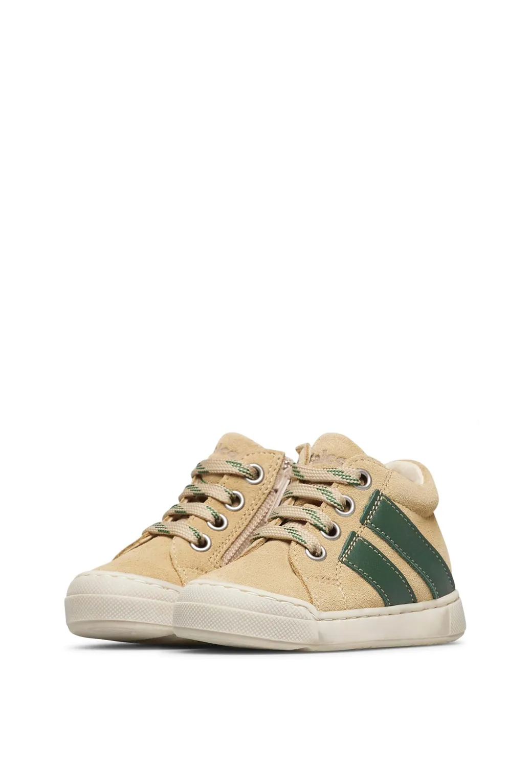 Falcotto Gazer Zip baskets cuir enfant double scratch