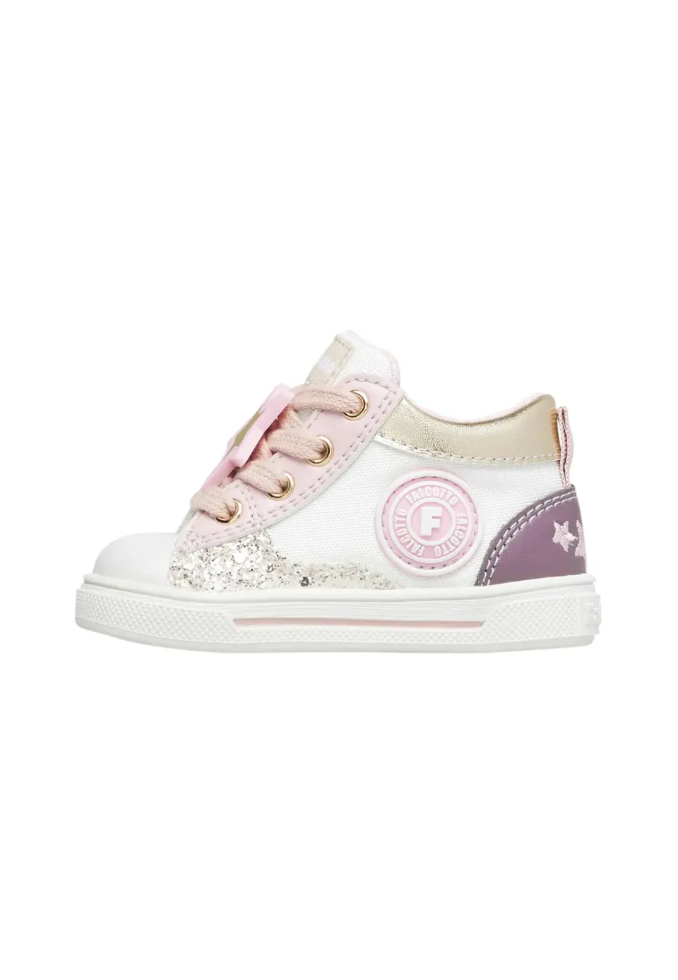 Falcotto sneakers écopelle tissu enfant