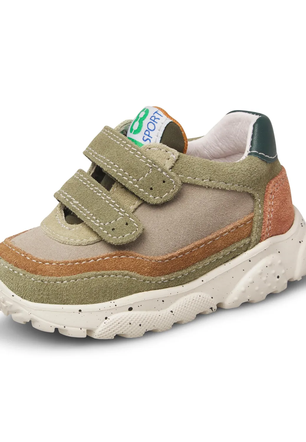 Falcotto Baskets en suède double velcro