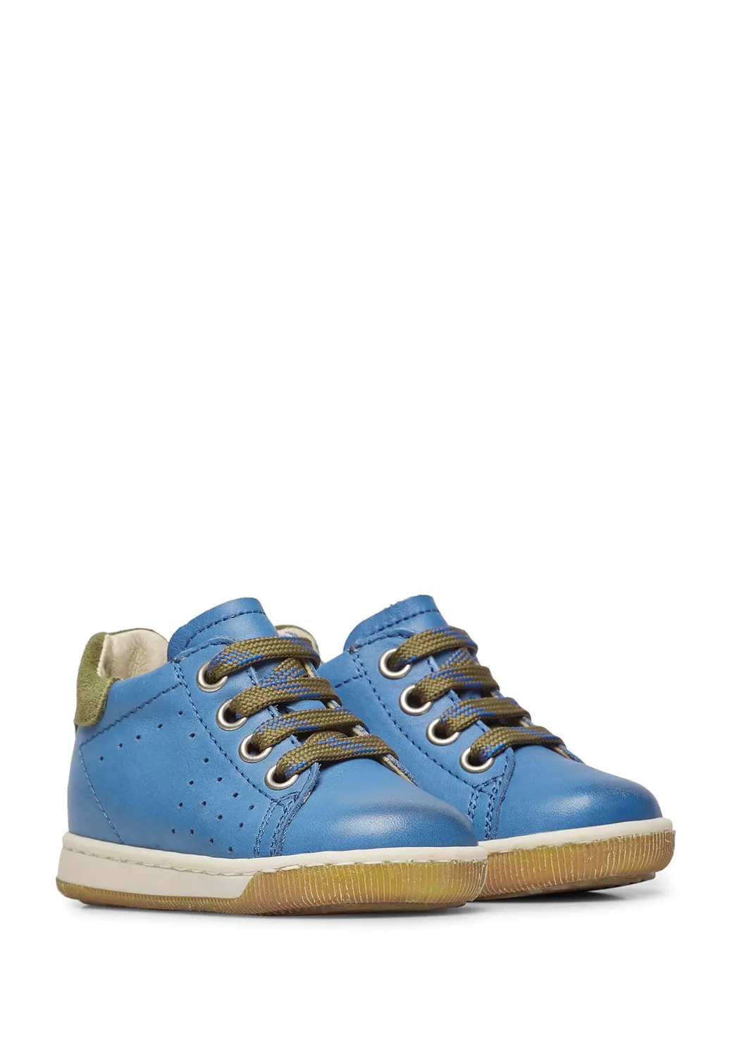 Falcotto Sneakers basket nappa bicolore à lacets