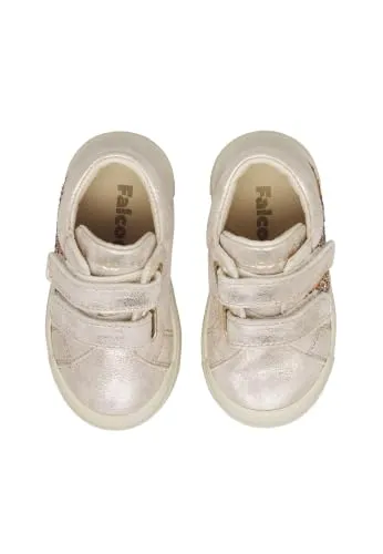 Falcotto Baskets Cuir Enfant Scratch Brillant